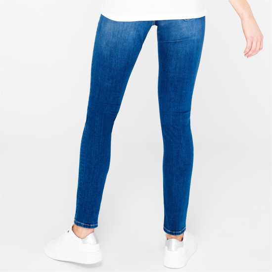 Replay Вталени Дънки Luzien Power Stretch Skinny Jeans Medium Blue 009 - 