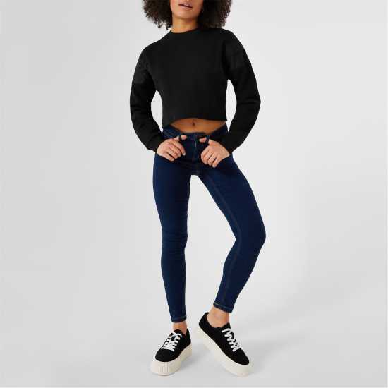 Golddigga Дамски Джегингс Jean Jeggings Ladies Mid Wash 