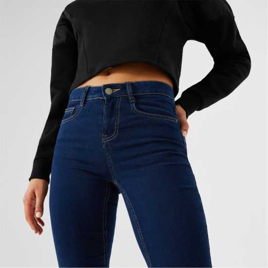 Golddigga Дамски Джегингс Jean Jeggings Ladies Mid Wash 