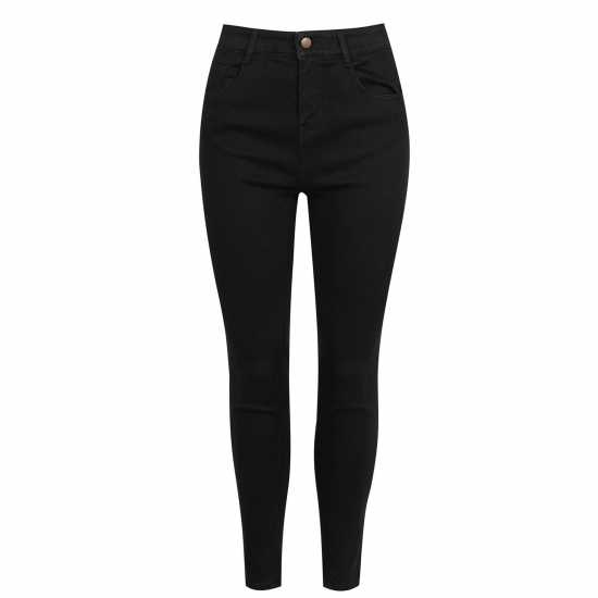 Golddigga Дамски Джегингс Jean Jeggings Ladies Black 