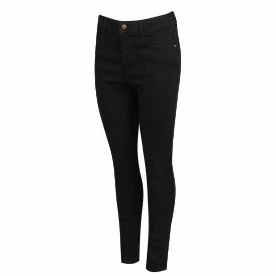 Golddigga Дамски Джегингс Jean Jeggings Ladies Black 