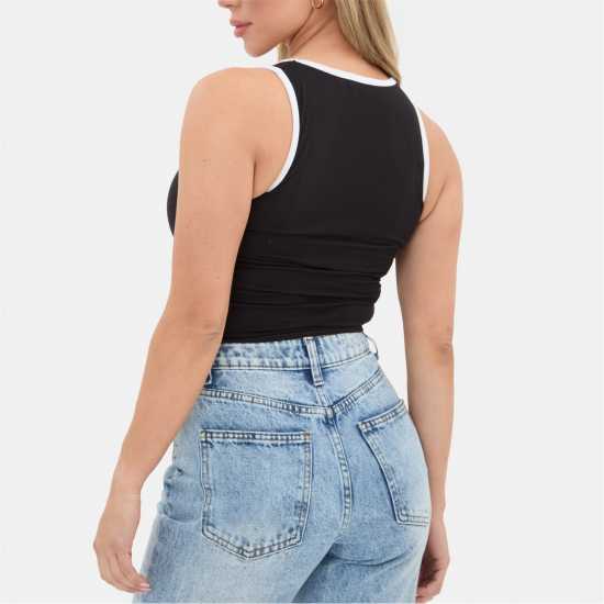 Дамски тениски и фланелки Contrast Vest Top Contrast Vest Top Дамски тениски и фланелки