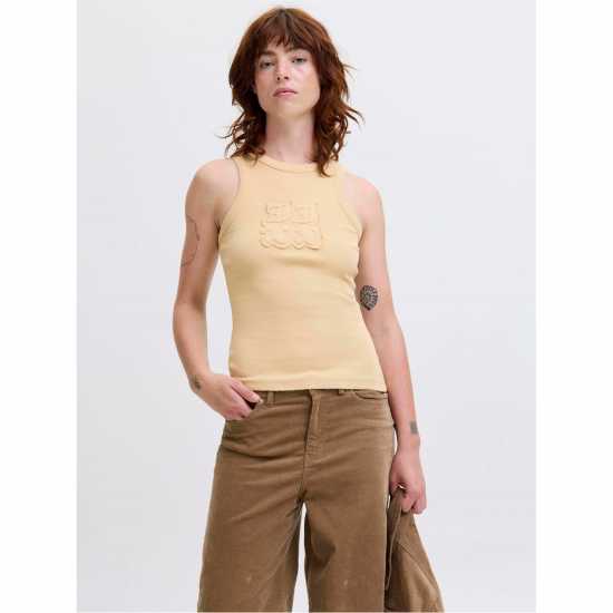 Jjxx Patch Rib Top Ld62  