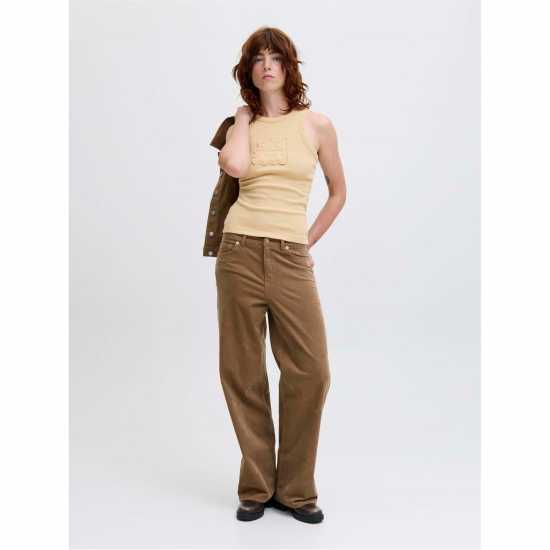 Jjxx Patch Rib Top Ld62  