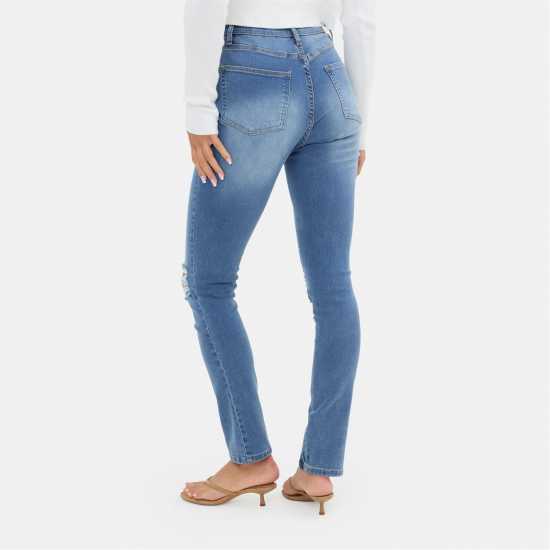 High Waisted Skinny Rip Jean  