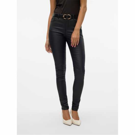 Дамски дънки Vero Moda Coated Jeans Vero Moda Coated Jeans Дамски дънки