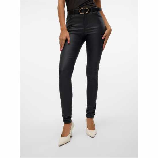 Дамски дънки Vero Moda Coated Jeans Vero Moda Coated Jeans Дамски дънки