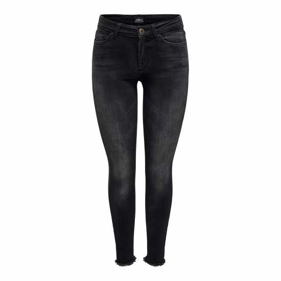 Вталени Дънки Only Rea1099 Raw Hem Skinny Jeans  Дамски дънки