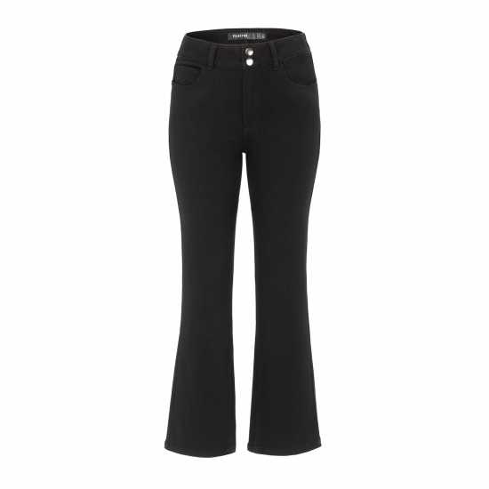 Firetrap Lux Flare Plus Ladies Black Дамски дънки