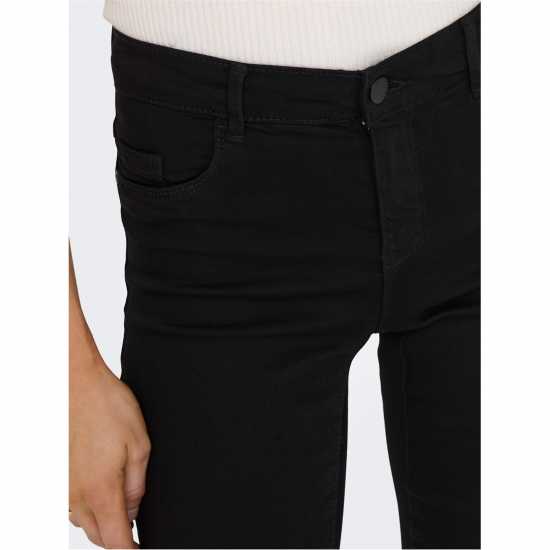 Вталени Дънки Only Rain Skinny Jeans Черно деним Дамски дънки