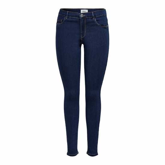 Дамски дънки Вталени Дънки Only Rain Skinny Jeans Тъмно синьо Вталени Дънки Only Rain Skinny Jeans Тъмно синьо Дамски дънки
