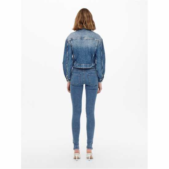 Дамски дънки Вталени Дънки Only Rain Skinny Jeans Средно синьо Вталени Дънки Only Rain Skinny Jeans Средно синьо Дамски дънки