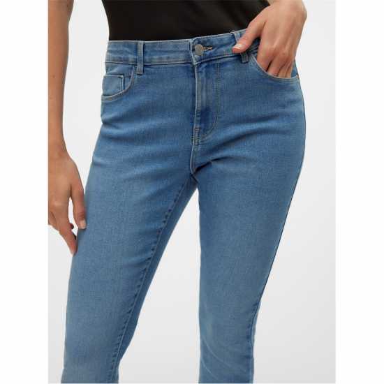 Vero Moda Вталени Дънки Skinny Jeans Средно син деним Vero Moda Вталени Дънки Skinny Jeans Средно син деним