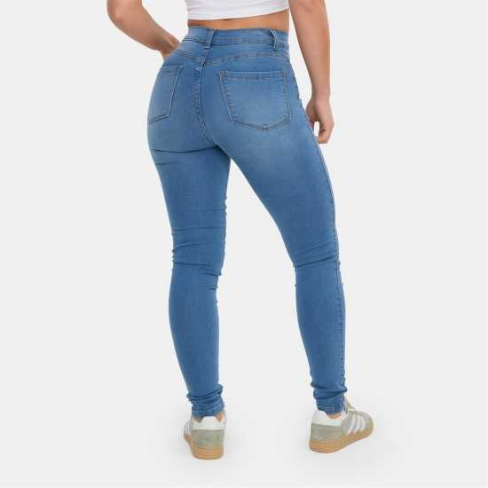 Дамски дънки I Saw It First High Waisted Skinny Jean I Saw It First High Waisted Skinny Jean Дамски дънки