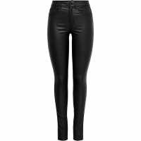 Only Дамско Долнище Pu Coated Trousers Ladies