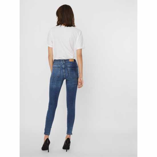 Vero Moda Вталени Дънки Women's Tilde Midrise Slim Ankle Zipped Skinny Jeans  