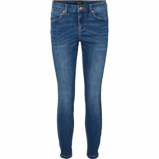 Vero Moda Вталени Дънки Women's Tilde Midrise Slim Ankle Zipped Skinny Jeans  