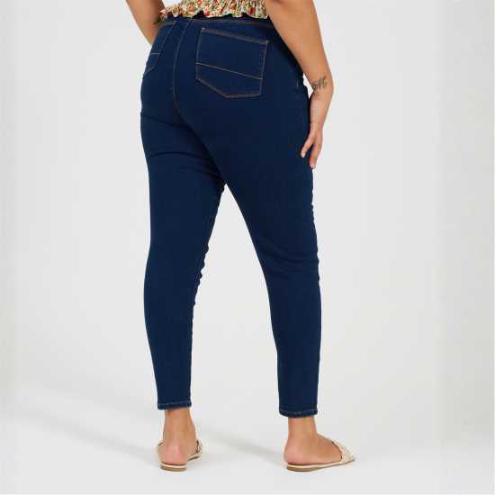 Brave Soul Womens Plus Size Mid Rise Skinny Jean Mid Blue Brave Soul Womens Plus Size Mid Rise Skinny Jean Mid Blue