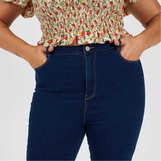 Brave Soul Womens Plus Size Mid Rise Skinny Jean Mid Blue Brave Soul Womens Plus Size Mid Rise Skinny Jean Mid Blue