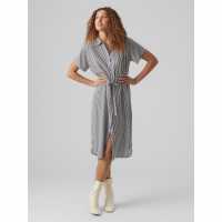 Vero Moda Рокля-Риза Bumpy Shirt Dress  Дамски поли и рокли