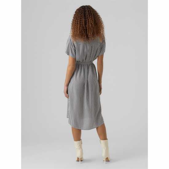 Vero Moda Рокля-Риза Bumpy Shirt Dress  Дамски поли и рокли