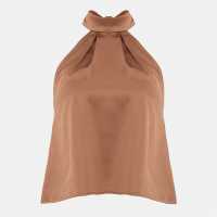 Satin Halter Neck Top  