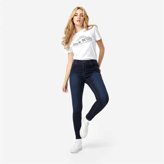 Вталени Дънки Jack Wills Jack Fernham Mid Rise Skinny Jeans Вталени Дънки Jack Wills Jack Fernham Mid Rise Skinny Jeans