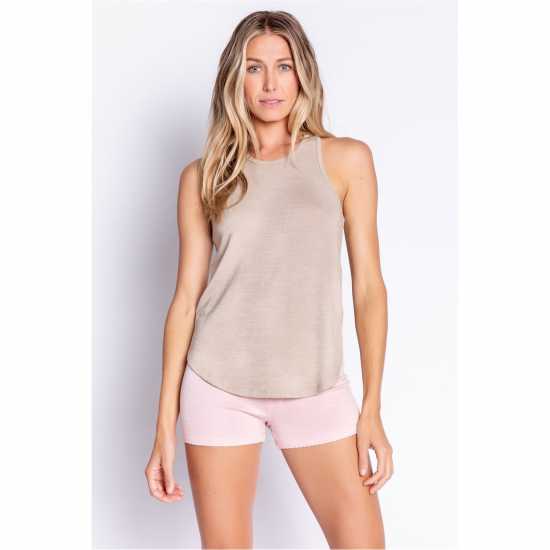 Pj Salvage Racer Back Tank Top Braungrau Pj Salvage Racer Back Tank Top Braungrau