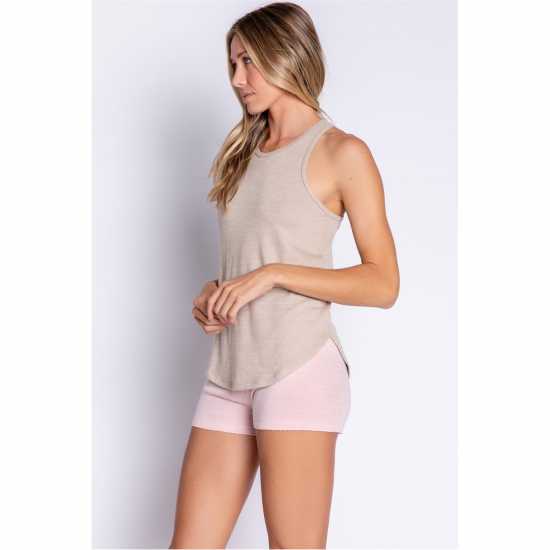 Pj Salvage Racer Back Tank Top Braungrau Pj Salvage Racer Back Tank Top Braungrau