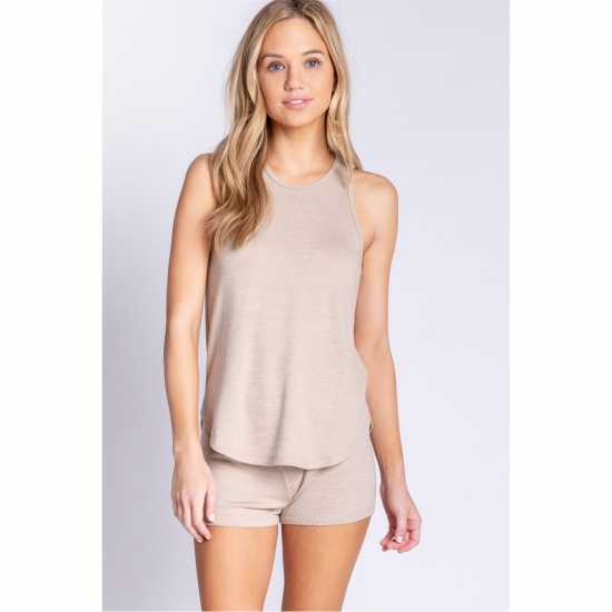 Pj Salvage Racer Back Tank Top Braungrau Pj Salvage Racer Back Tank Top Braungrau