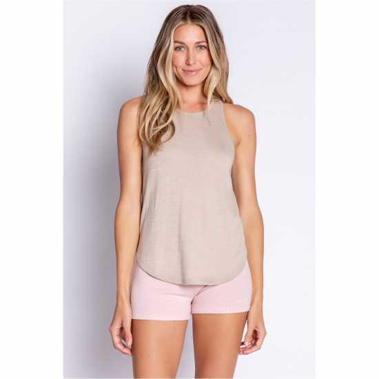 Pj Salvage Racer Back Tank Top Braungrau Pj Salvage Racer Back Tank Top Braungrau