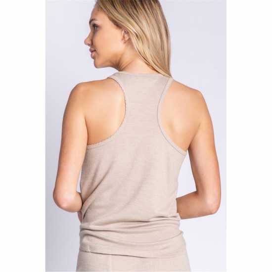 Pj Salvage Racer Back Tank Top Braungrau Pj Salvage Racer Back Tank Top Braungrau