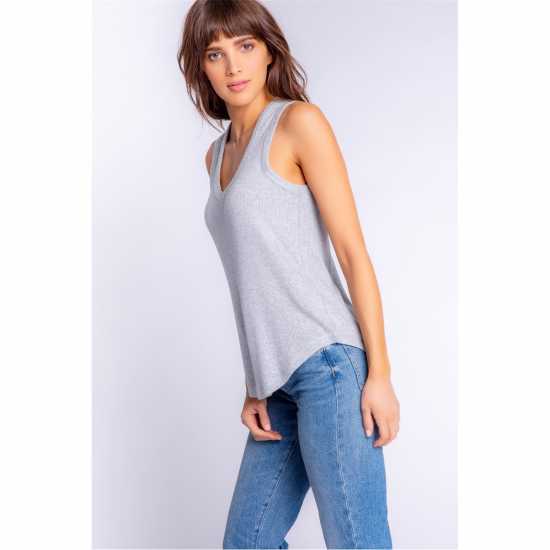 Salvage Tank Top Grau-Mel. Дамски тениски и фланелки