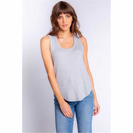 Salvage Tank Top Grau-Mel. Дамски тениски и фланелки