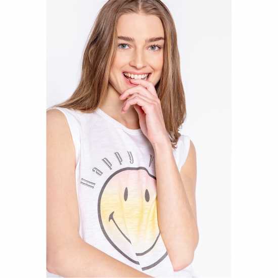 Salvage Smiley Tank Top  Дамски тениски и фланелки