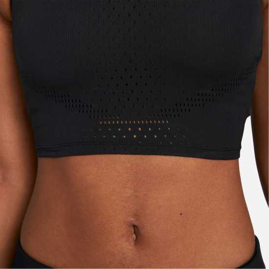 Nike Dri-FIT ADV AeroSwift Women's Running Crop Top Black/White Атлетика