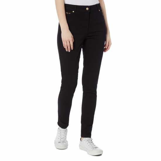 Biba Вталени Дънки Stevie Stretch Skinny Jeans Черно Дамски дънки