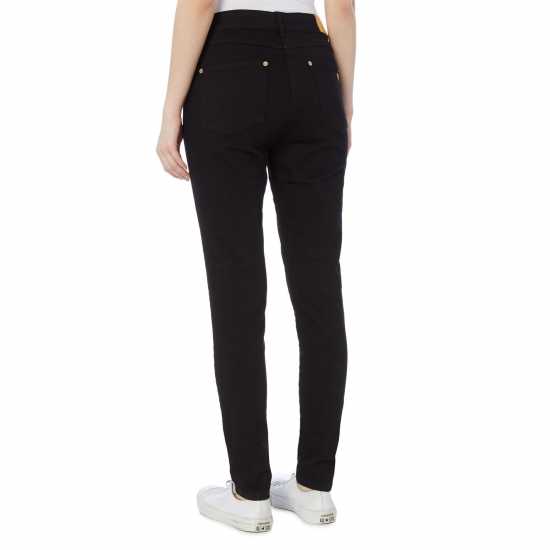 Biba Вталени Дънки Stevie Stretch Skinny Jeans Черно Дамски дънки