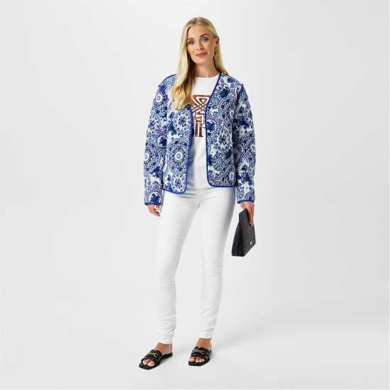 Дамски дънки Biba Вталени Дънки Stevie Stretch Skinny Jeans Бяло Biba Вталени Дънки Stevie Stretch Skinny Jeans Бяло Дамски дънки