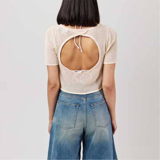 Pieces Knit Beach T-Shirt  Дамски тениски и фланелки