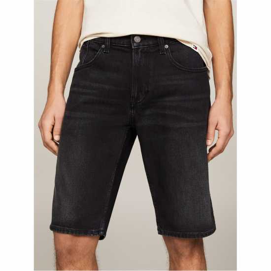 Дънкови Къси Панталони Tommy Jeans Men's Ronnie Denim Shorts Черен Dnm Дънкови Къси Панталони Tommy Jeans Men's Ronnie Denim Shorts Черен Dnm