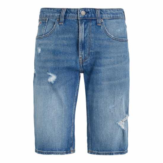 Дънкови Къси Панталони Tommy Jeans Men's Ronnie Denim Shorts Тъмно рипд 