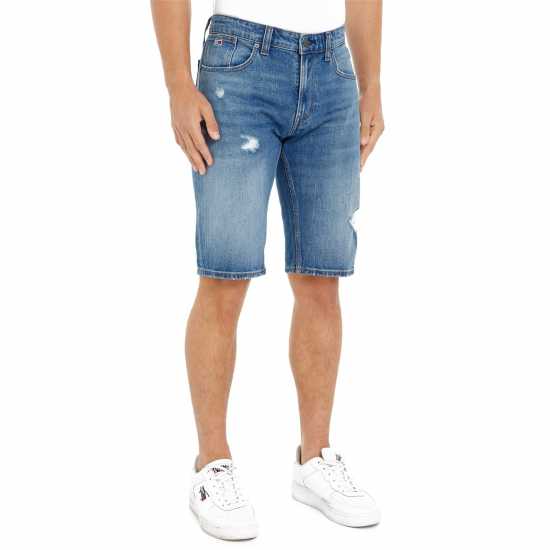 Дънкови Къси Панталони Tommy Jeans Men's Ronnie Denim Shorts Тъмно рипд 