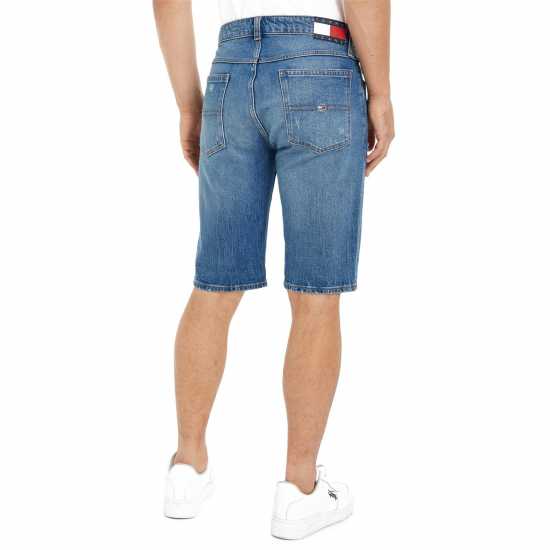 Дънкови Къси Панталони Tommy Jeans Men's Ronnie Denim Shorts Тъмно рипд 