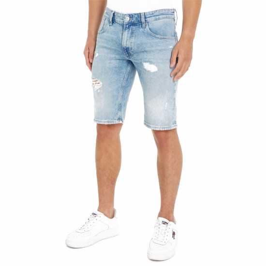 Дънкови Къси Панталони Tommy Jeans Men's Ronnie Denim Shorts Светлина Ripd 
