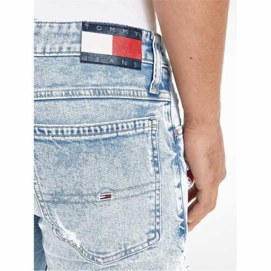 Дънкови Къси Панталони Tommy Jeans Men's Ronnie Denim Shorts Светлина Ripd 