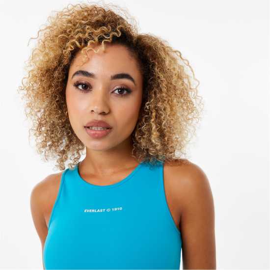 Дамски тениски и фланелки Everlast Дамски Потник Butter Tank Top Womens Синьо-зелено Everlast Дамски Потник Butter Tank Top Womens Синьо-зелено Дамски тениски и фланелки