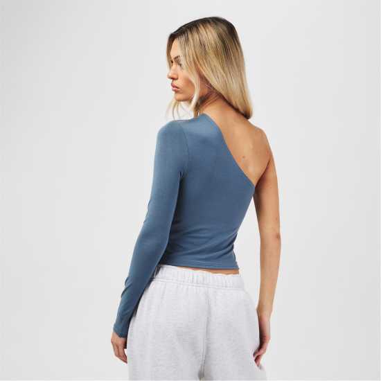 Горнище С Дълъг Ръкав Jack Wills Jw Asymmetrical Cut Out Long Sleeve Top Womens  Дамски тениски и фланелки