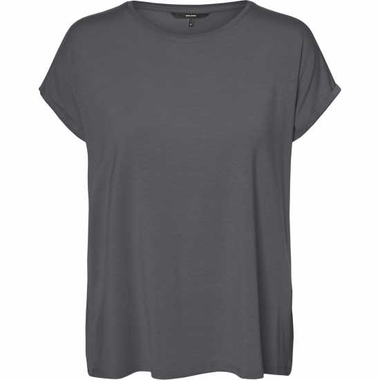 Дамски тениски и фланелки Vero Moda Vm Ava Plain Short Sleeve T-Shirt Womens Асфалт Vero Moda Vm Ava Plain Short Sleeve T-Shirt Womens Асфалт Дамски тениски и фланелки