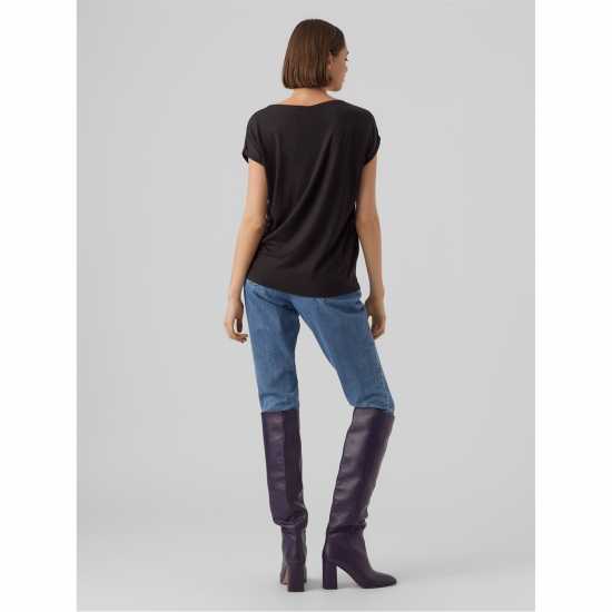 Дамски тениски и фланелки Vero Moda Vm Ava Plain Short Sleeve T-Shirt Womens Черно Vero Moda Vm Ava Plain Short Sleeve T-Shirt Womens Черно Дамски тениски и фланелки